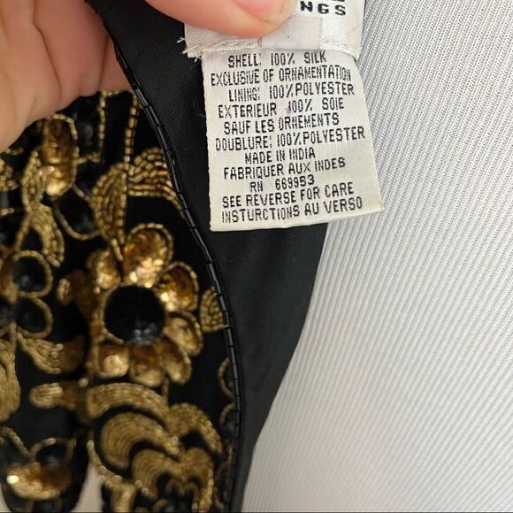 Vintage Leslie Fay Sequin Evening Dress - Picture 7 of 11